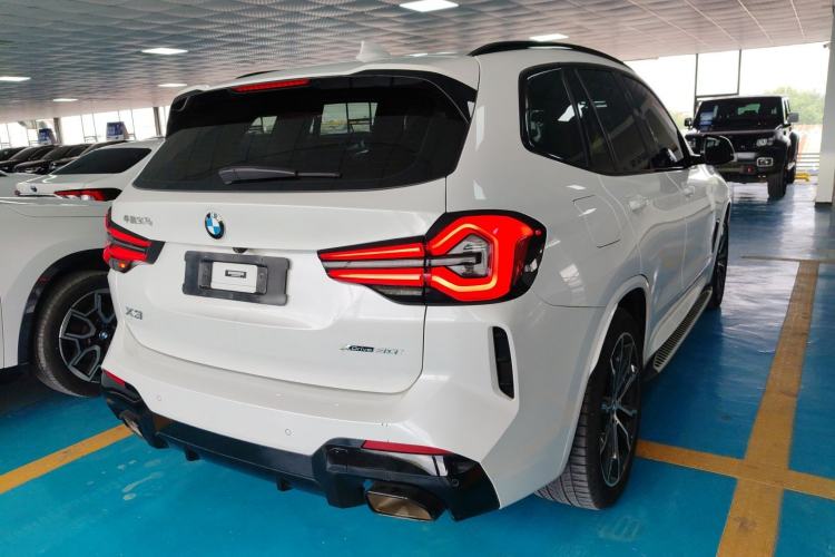Used BMW X3 2022 xDrive30i Luxury Model M Night Sky Package Rear Right 45 Deg