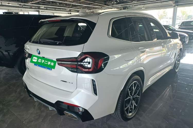 Used BMW X3 2022 xDrive25i M Sport Package Rear Right 45 Deg
