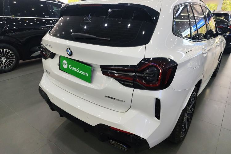 Used BMW X3 2022 xDrive30i Luxury Model M Night Sky Package Rear Right 45 Deg