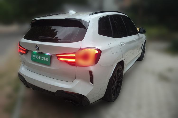 Used BMW X3 2022 Facelift xDrive30i Luxury Edition M Night Edition Package Rear Right 45 Deg
