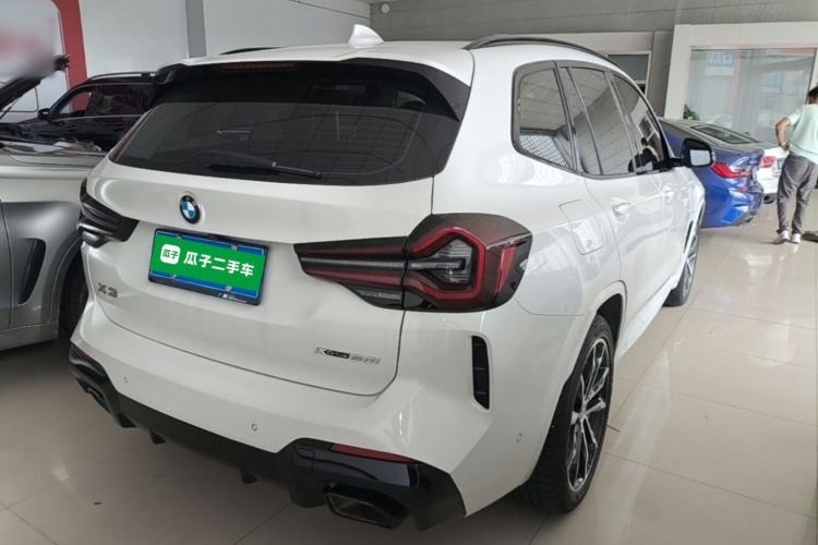 Used BMW X3 2022 Second Facelift xDrive30i Leading Edition M Night Sky Package Rear Right 45 Deg