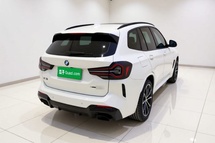 Used BMW X3 2022 xDrive30i Luxury Model M Night Sky Package Rear Right 45 Deg