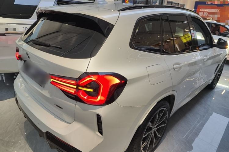 Used BMW X3 2022 xDrive30i Luxury Model M Night Sky Package Rear Right 45 Deg