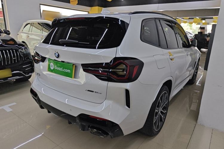 Used BMW X3 2022 xDrive30i Luxury Model M Night Sky Package Rear Right 45 Deg