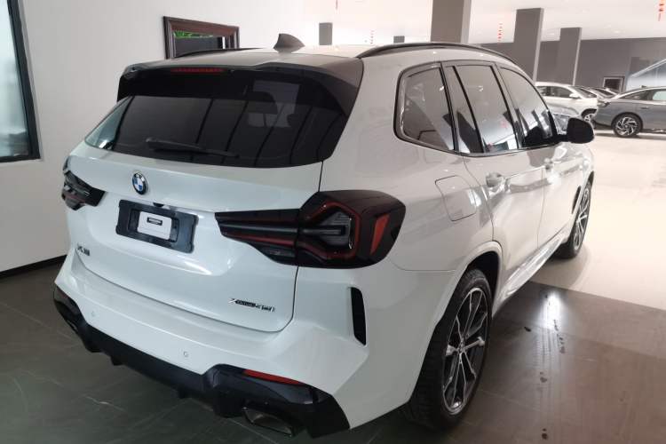 Used BMW X3 2022 xDrive30i Luxury Model M Night Sky Package Rear Right 45 Deg
