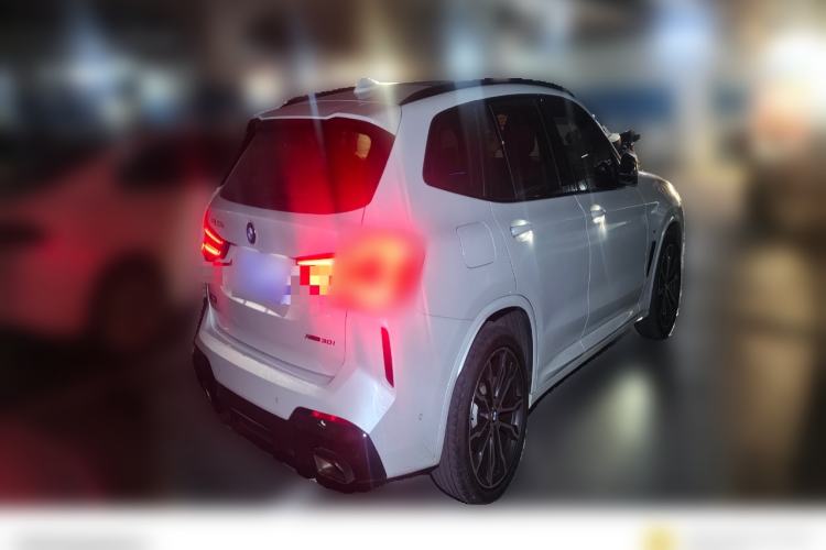 Used BMW X3 2022 Second Facelift xDrive30i Leading Edition M Night Sky Package Rear Right 45 Deg