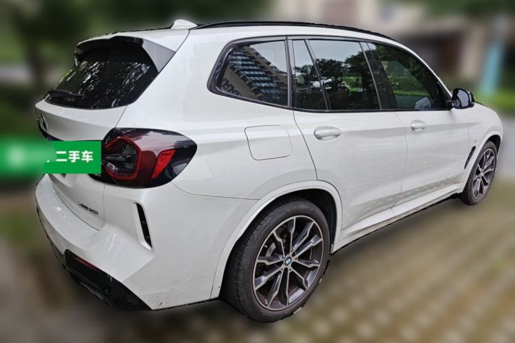 Used BMW X3 2022 xDrive30i Luxury Model M Night Sky Package Rear Right 45 Deg