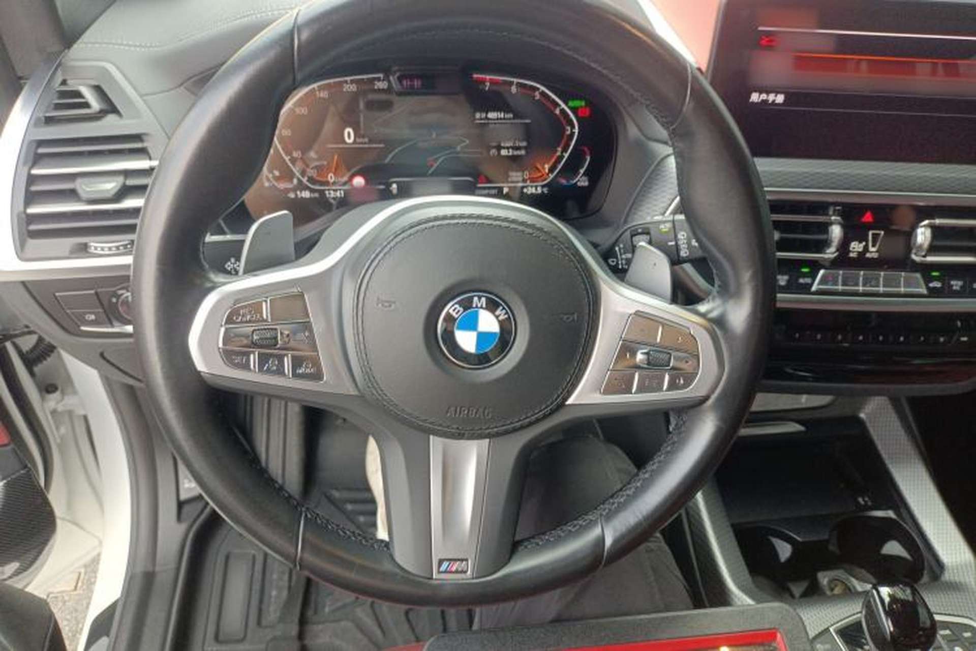 Used BMW X3 2022 Second Facelift xDrive30i Luxury Edition M Night Sky Package Steering Wheel