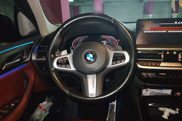 Used BMW X3 2022 xDrive30i Luxury Model M Night Sky Package Steering Wheel