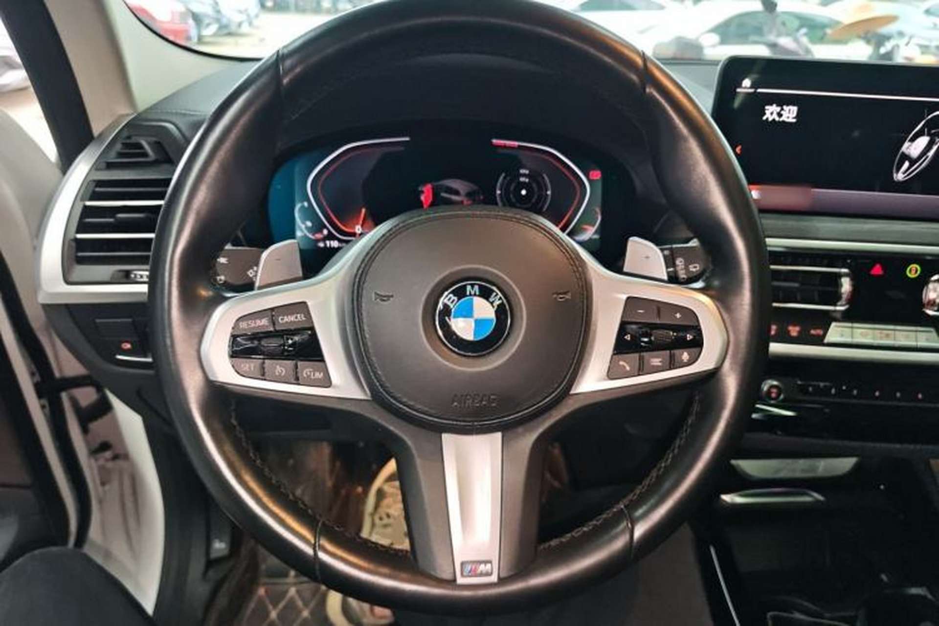 Used BMW X3 2022 xDrive30i Luxury Model M Night Sky Package Steering Wheel