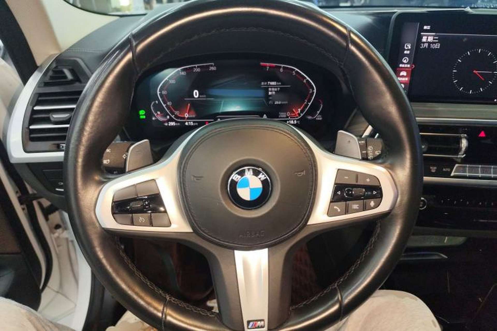 Used BMW X3 2022 xDrive30i Luxury Model M Night Sky Package Steering Wheel