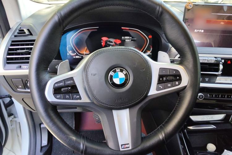 Used BMW X3 2022 xDrive30i Luxury Model M Night Sky Package Steering Wheel