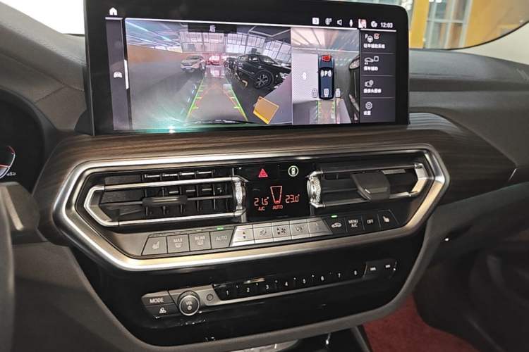 Used BMW X3 2023 xDrive30i Leading Model M Night Edition Package Audio And AC Panel