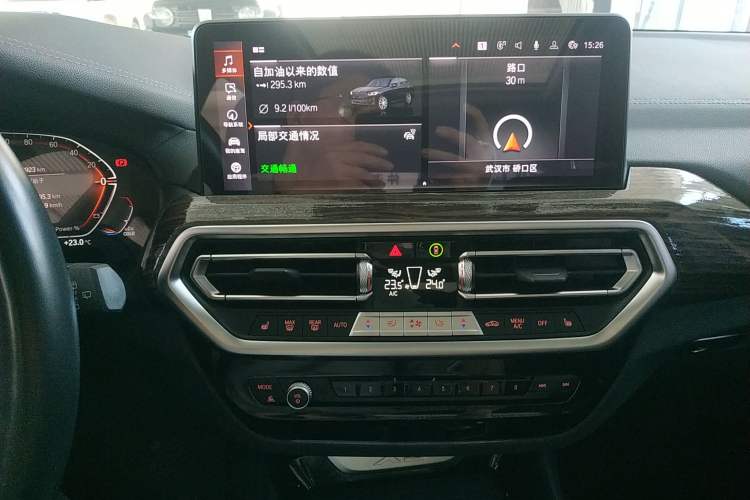 Used BMW X3 2023 xDrive30i Leading Model M Night Edition Package Audio And AC Panel