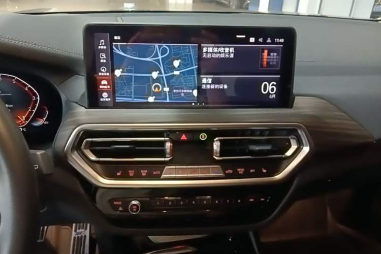 Used BMW X3 2023 xDrive30i Leading Model M Night Edition Package Audio And AC Panel