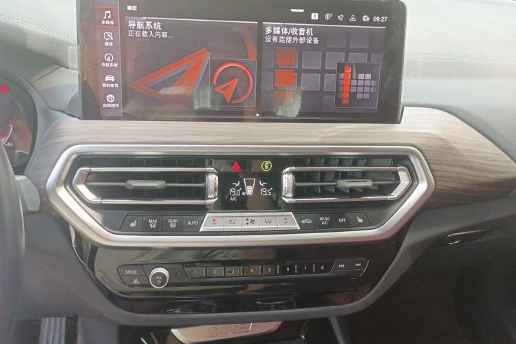 Used BMW X3 2023 xDrive30i Leading Model M Night Edition Package Audio And AC Panel