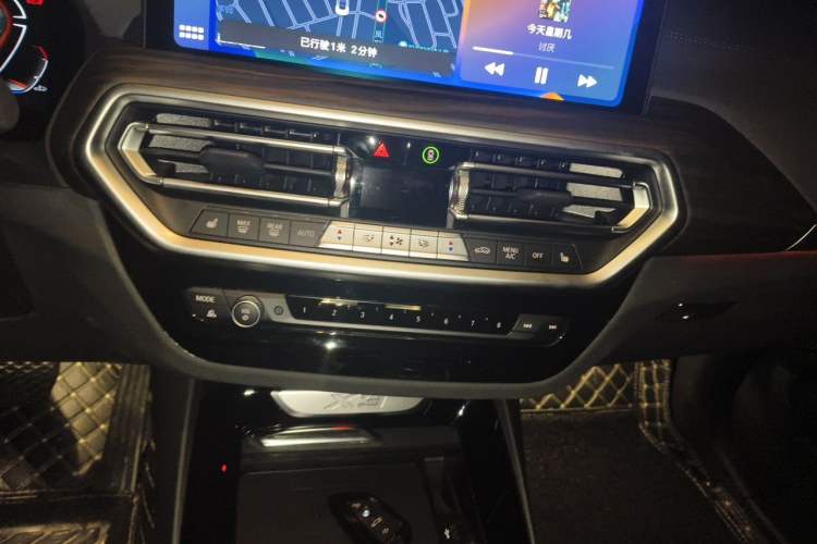 Used BMW X3 2023 xDrive30i Leading Model M Night Edition Package Audio And AC Panel
