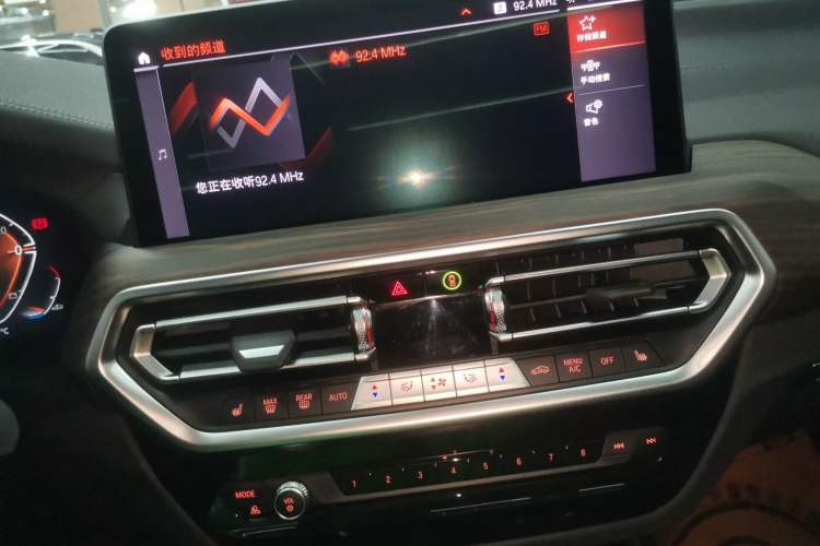 Used BMW X3 2023 xDrive30i Leading Model M Night Edition Package Audio And AC Panel
