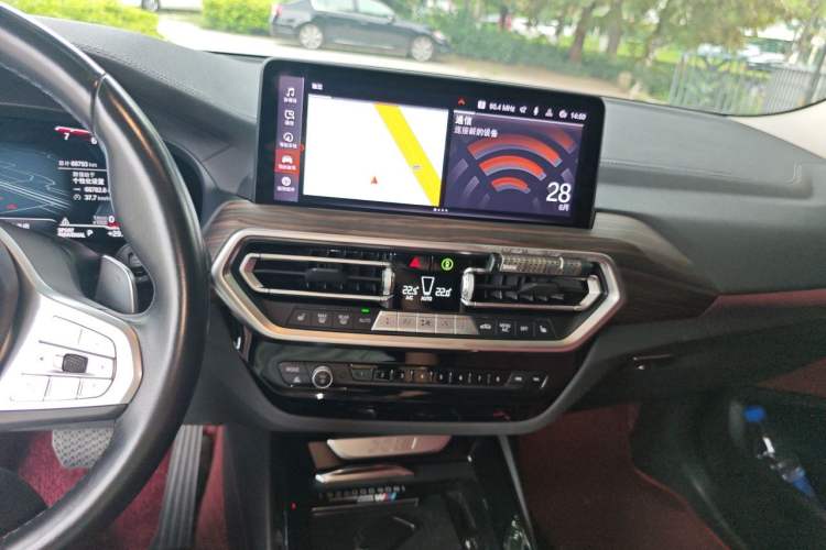 Used BMW X3 2023 xDrive30i Leading Model M Night Edition Package Audio And AC Panel