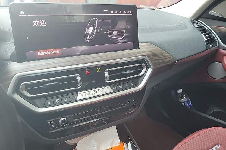 Used BMW X3 2023 xDrive30i Leading Model M Night Edition Package Audio And AC Panel