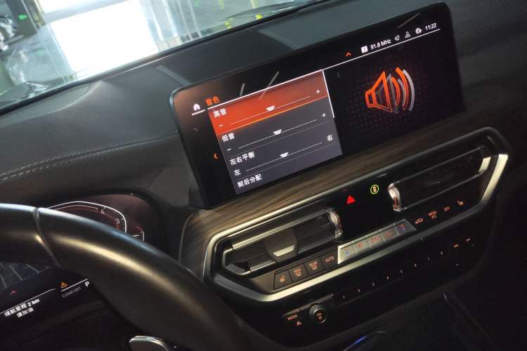 Used BMW X3 2023 xDrive30i Leading Model M Night Edition Package Audio And AC Panel
