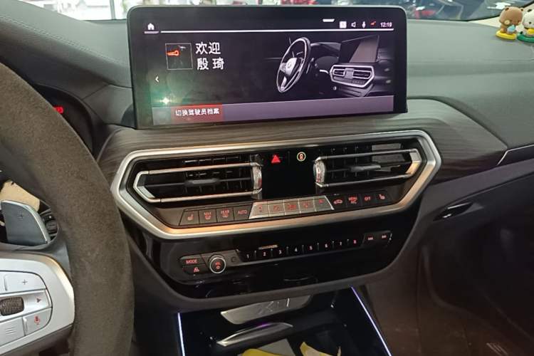 Used BMW X3 2023 xDrive30i Leading Model M Night Edition Package Audio And AC Panel