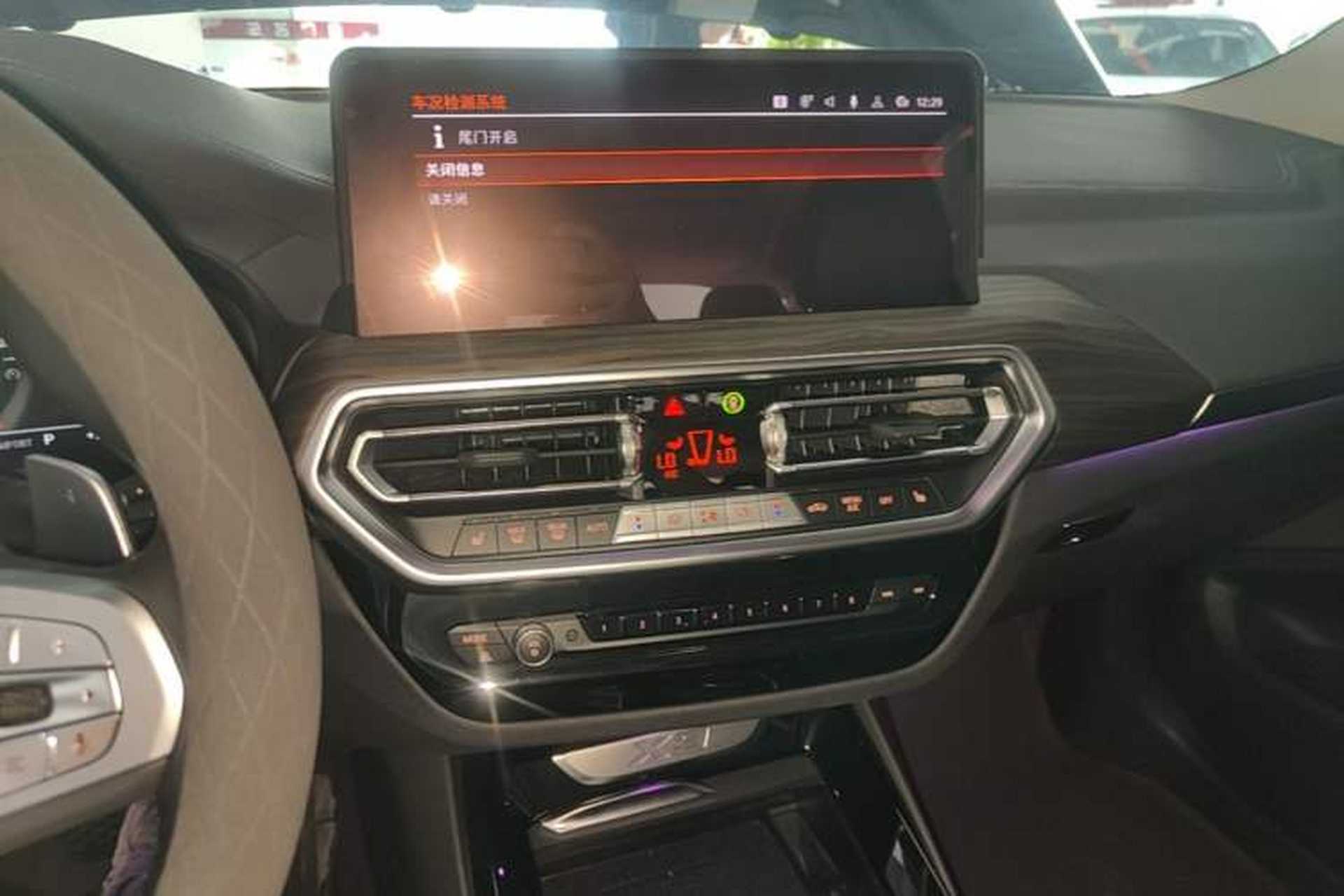 Used BMW X3 2023 xDrive30i Leading Model M Night Edition Package Audio And AC Panel