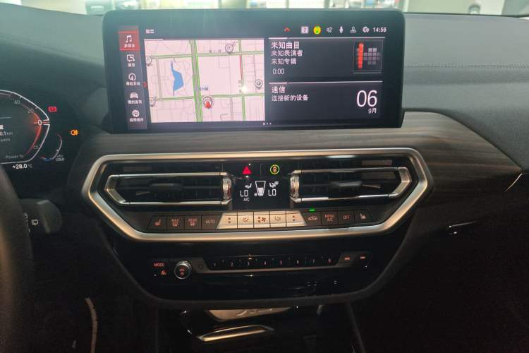 Used BMW X3 2023 Restyled xDrive30i Leading Edition M Night Sky Package Audio And AC Panel