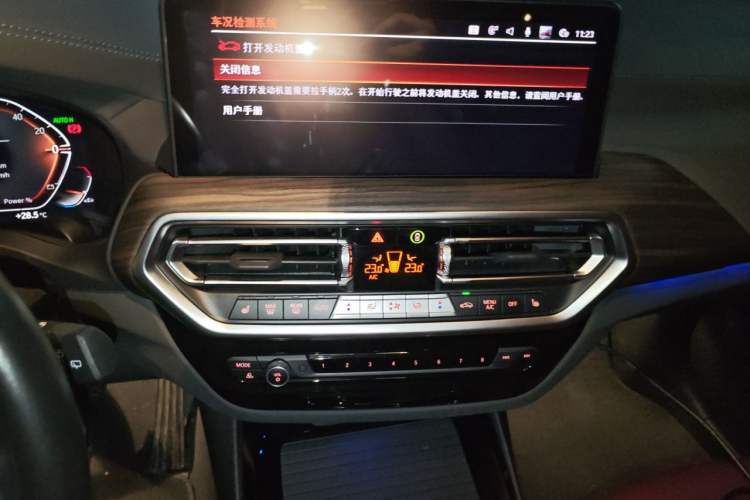 Used BMW X3 2023 xDrive30i Leading Model M Night Edition Package Audio And AC Panel