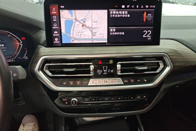 Used BMW X3 2023 xDrive30i Leading Model M Night Edition Package Audio And AC Panel