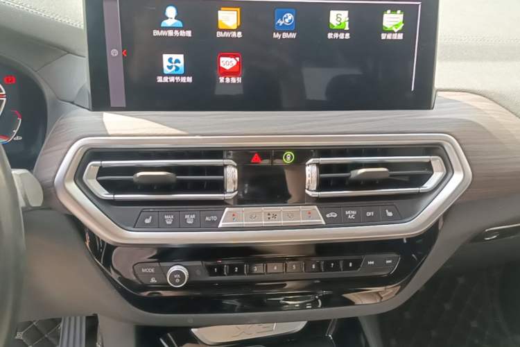 Used BMW X3 2023 xDrive30i Leading Model M Night Edition Package Audio And AC Panel