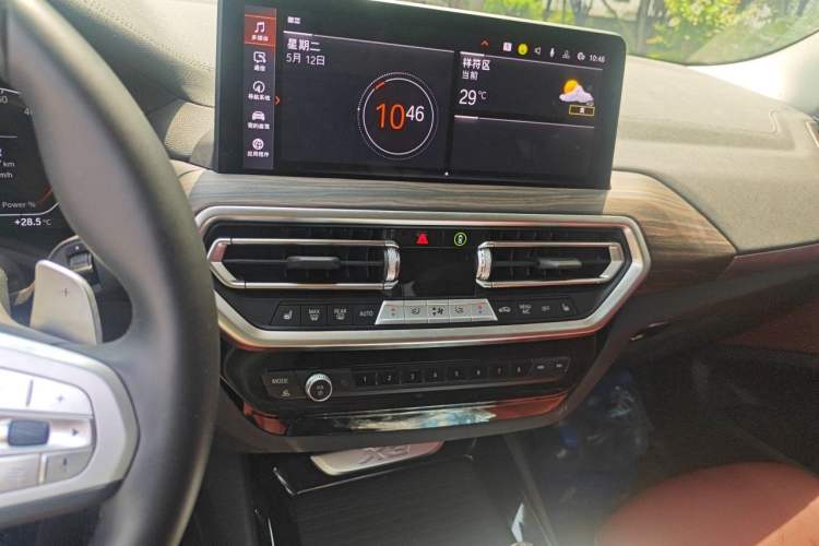 Used BMW X3 2023 xDrive30i Leading Model M Night Edition Package Audio And AC Panel