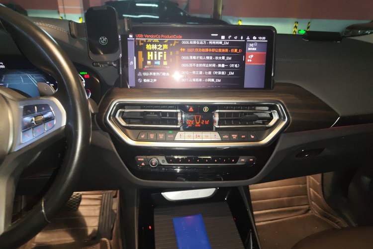 Used BMW X3 2023 xDrive30i Leading Model M Night Edition Package Audio And AC Panel