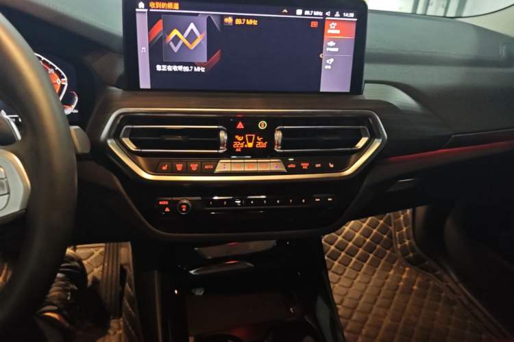 Used BMW X3 2023 xDrive30i Leading Model M Night Edition Package Audio And AC Panel