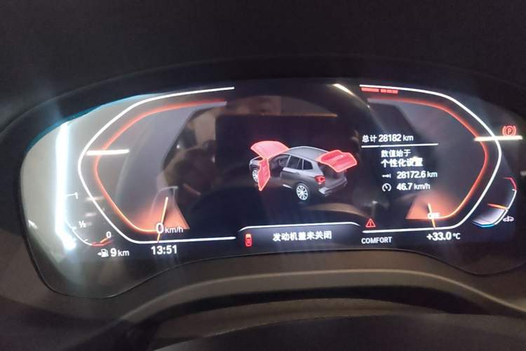 Used BMW X3 2023 Restyled xDrive30i Leading Edition M Night Sky Package Instrument Cluster