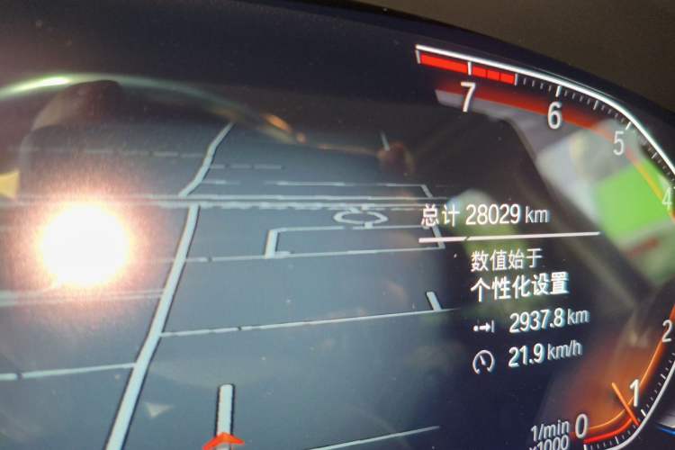 Used BMW X3 2023 xDrive30i Leading Model M Night Edition Package Odometer Close Up