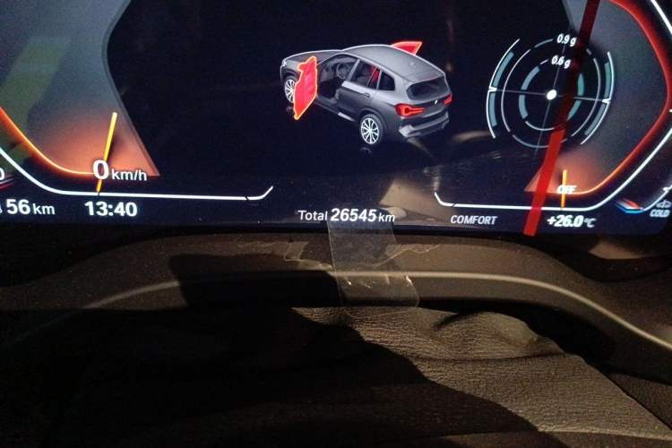 Used BMW X3 2023 Restyled xDrive30i Leading Edition M Night Sky Package Odometer Close Up