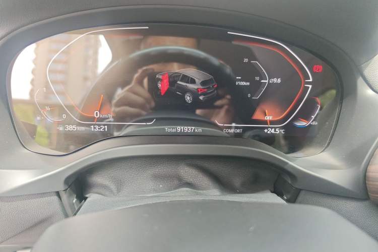 Used BMW X3 2023 xDrive30i Luxury Edition M Night Sky Package Odometer Close Up