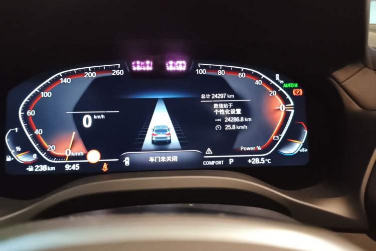 Used BMW X3 2023 xDrive30i Luxury Edition M Night Sky Package Odometer Close Up