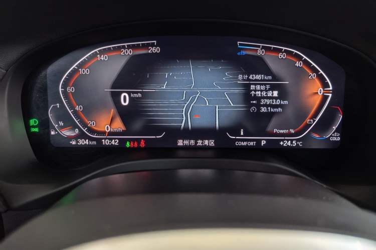 Used BMW X3 2023 xDrive25i M Sport Package Odometer Close Up