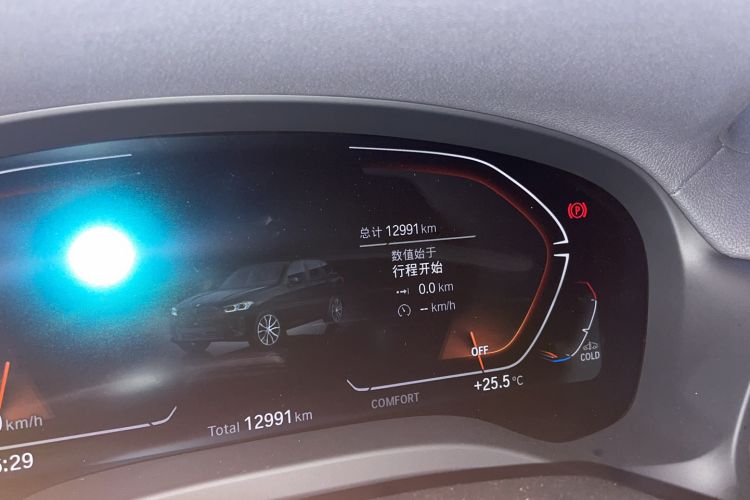 Used BMW X3 2023 xDrive30i Leading Model M Night Edition Package Odometer Close Up