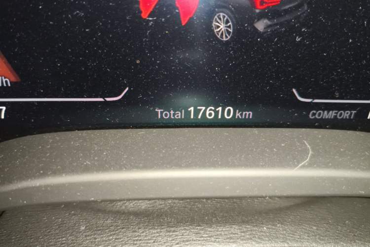 Used BMW X3 2023 xDrive30i Leading Model M Night Edition Package Odometer Close Up