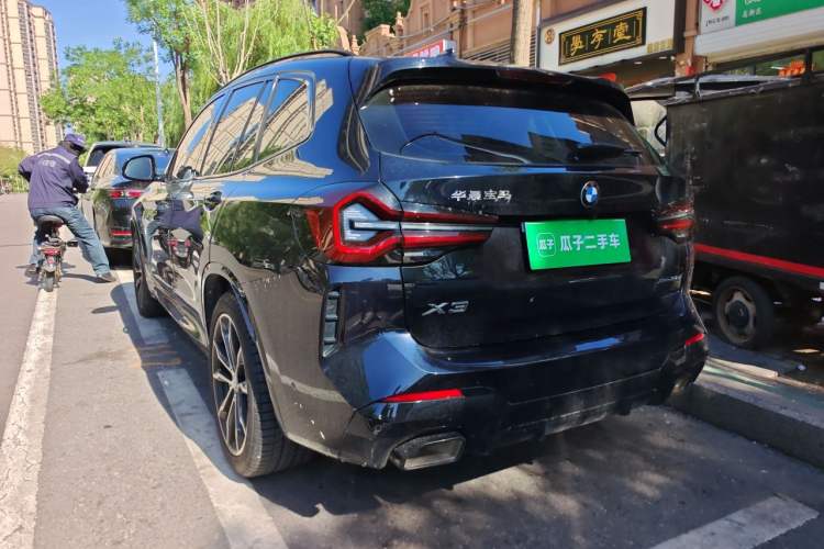 Used BMW X3 2023 xDrive30i Leading Model M Night Edition Package Rear Left 45 Deg