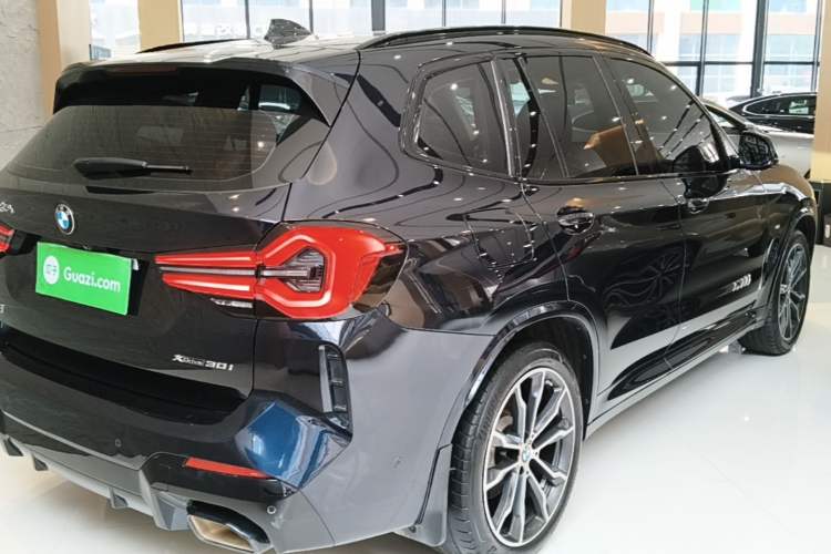 Used BMW X3 2023 xDrive30i Leading Model M Night Edition Package Rear Right 45 Deg