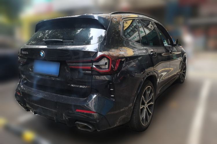 Used BMW X3 2023 xDrive30i Leading Model M Night Edition Package Rear Right 45 Deg