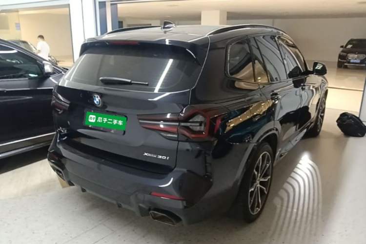 Used BMW X3 2023 xDrive30i Leading Model M Night Edition Package Rear Right 45 Deg