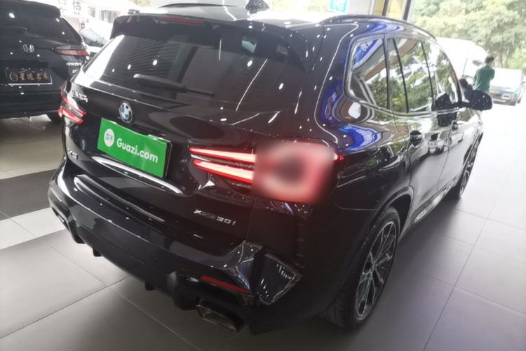 Used BMW X3 2023 xDrive30i Leading Model M Night Edition Package Rear Right 45 Deg