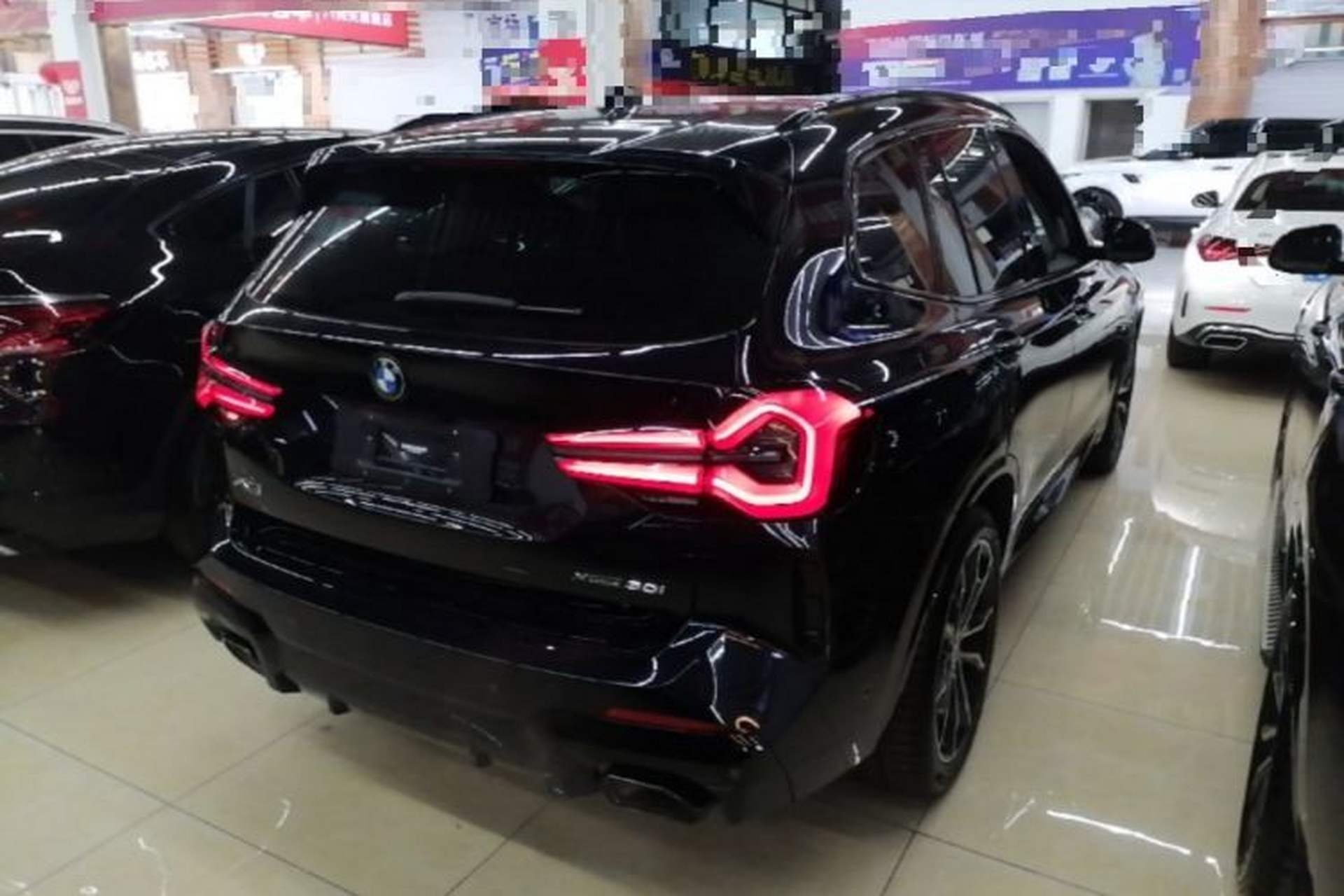 Used BMW X3 2023 xDrive30i Leading Model M Night Edition Package Rear Right 45 Deg