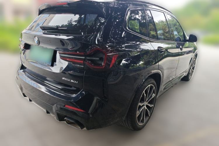 Used BMW X3 2023 xDrive30i Leading Model M Night Edition Package Rear Right 45 Deg