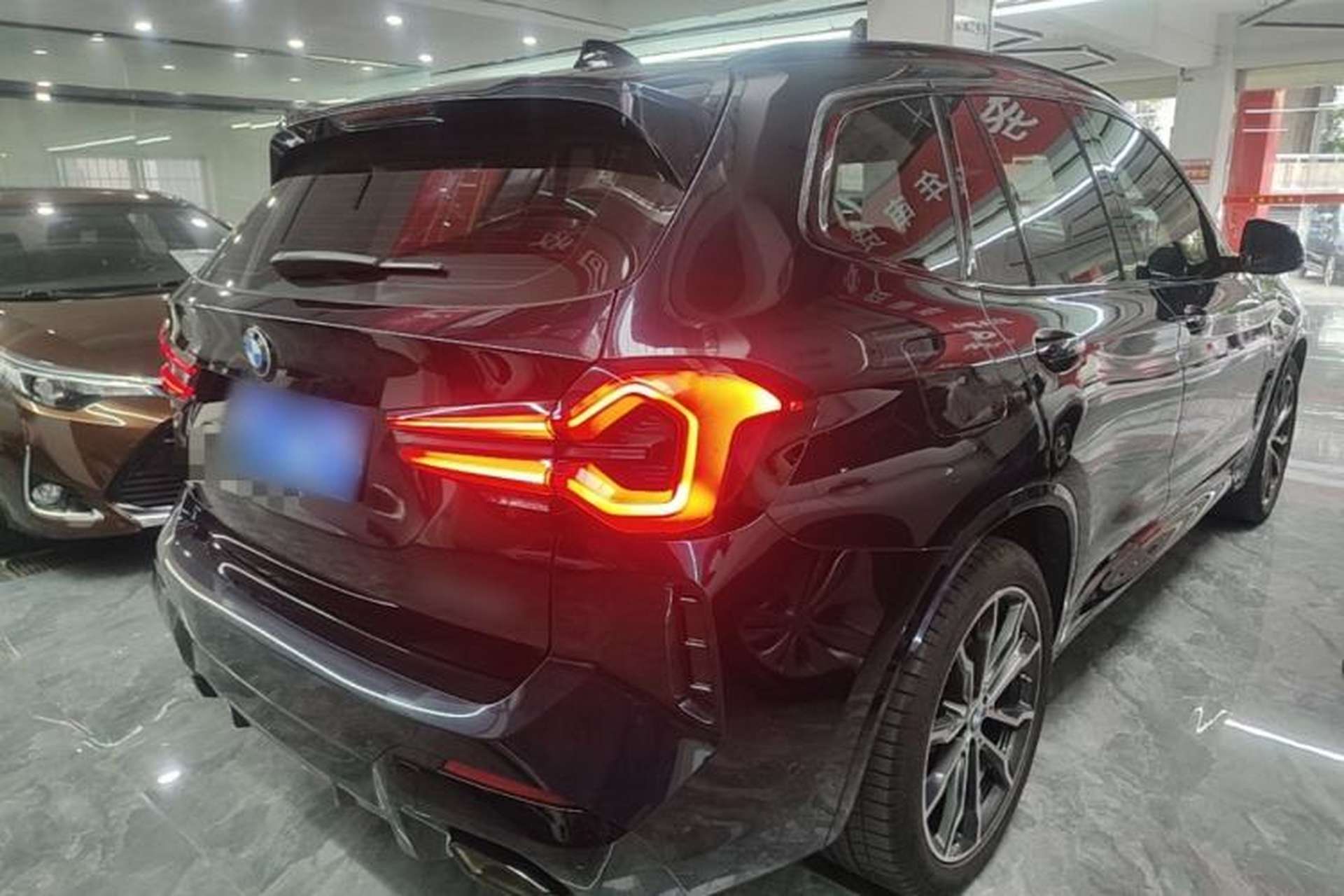Used BMW X3 2023 xDrive30i Leading Model M Night Edition Package Rear Right 45 Deg